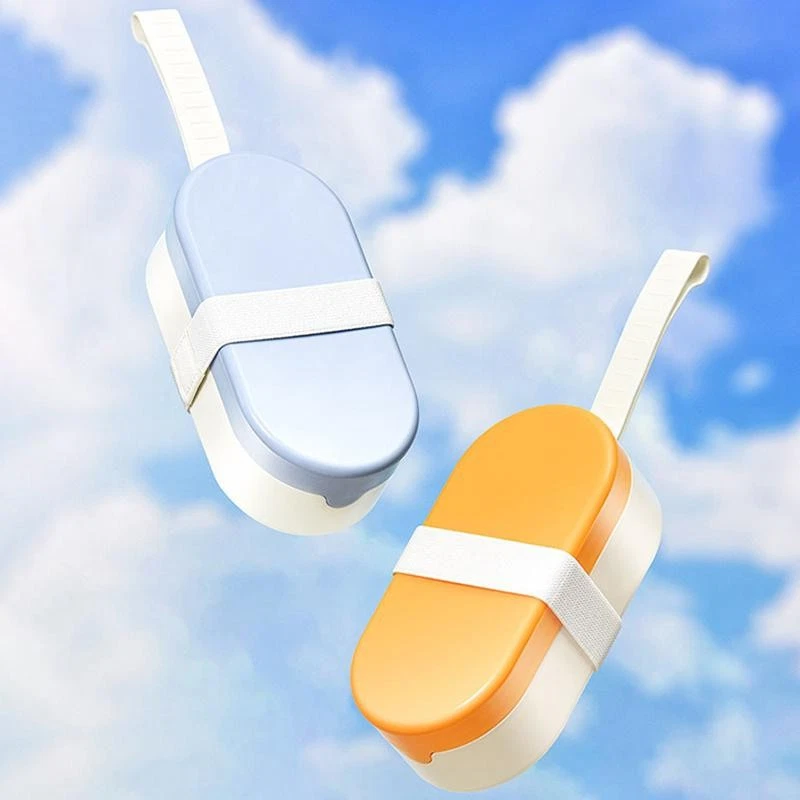 Botella de agua para perros con recipiente de almacenamiento de alimentos botella de viaje portátil para paseos al aire libre Foto 3 de 4