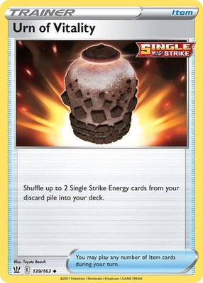 Urne der Vitalität - Pokemon TCG - Schwert & Schild - Kampfstile - 139/163