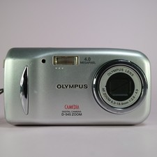 Olympus Digital Camera Camedia D-545 Zoom 4.0MP Silver Tested