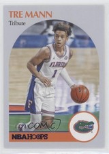 2021-22 Panini Chronicles Draft Picks Hoops Retro Purple /49 Tre Mann #71 3wu