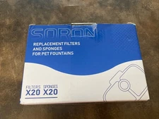 SORON Replacement Filters Sponges For Petlibro Cat Water Fountain Part 20+20Pack