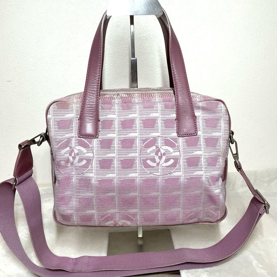 Chanel 2Way Shoulder Bag Travel Line No Damage Preowned From Japan