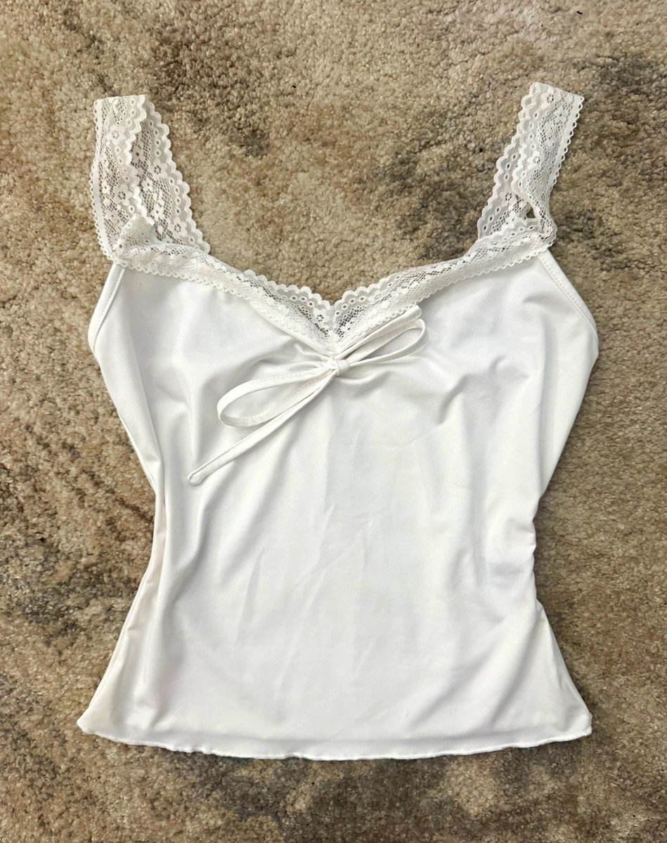 Lace White Camisoles & Camisole Sets for Women for sale | eBay