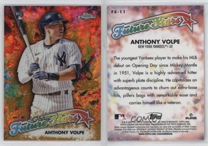 2023 Topps Chrome Logofractor Edition Gold Refractor /50 Anthony Volpe Rookie RC