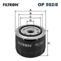 ÖLfilter Filtron OP 592 8 Passend FÜR Fiat Passend FÜR Iveco UAZ SchmierÖLfilter