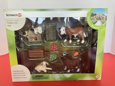 Schleich 21052 Animal Feed Playset/Children s Zoo Set Retired Farm Life
