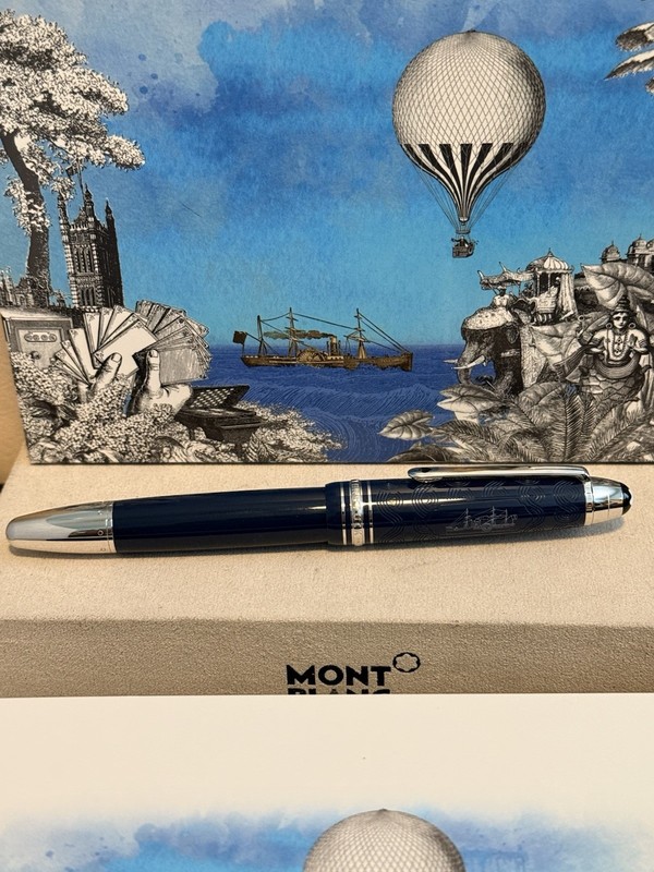 Montblanc, LeGrand Around the World in 80 Days, NOS,Rollerball Pen, Germany 🇩🇪