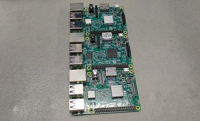 Lot of 3 - Raspberry Pi 3 Model B - Quad-Core CPU, 1GB RAM, Wireless & Bluetooth