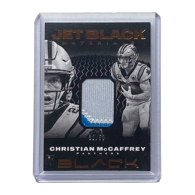 Panini NFL Christian McCaffrey Black Series Card #JB10 30/50 Near Mint