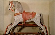 Hobby Horse Franklin D Roosevelt Library Hyde Park NY vintage postcard p246