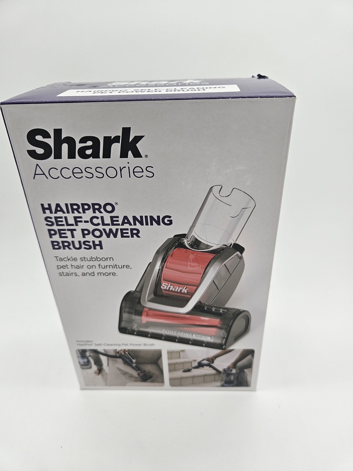 Shark Vacuum Powerfins HairPro Self-Cleaning Pet Power Brush attachment hair pro-image