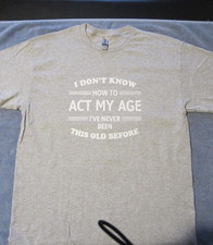 CUSTOM DTF PRINTED T SHIRT SIZES MED / LG / XL