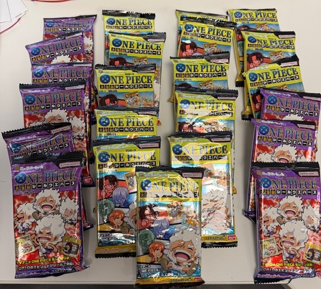 23) One Piece Wafer Biscuit – Japanese Anime Snack with