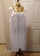 Anthony Richard White FULL SLIP Plus Size 2XL NYLON