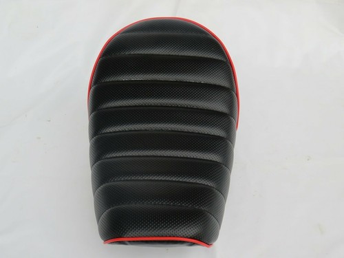 Honda Monkey Custom Seat Tack Roll Type Red Piping Motor Head Monkey Z50J / AB27 - Bild 2 von 5