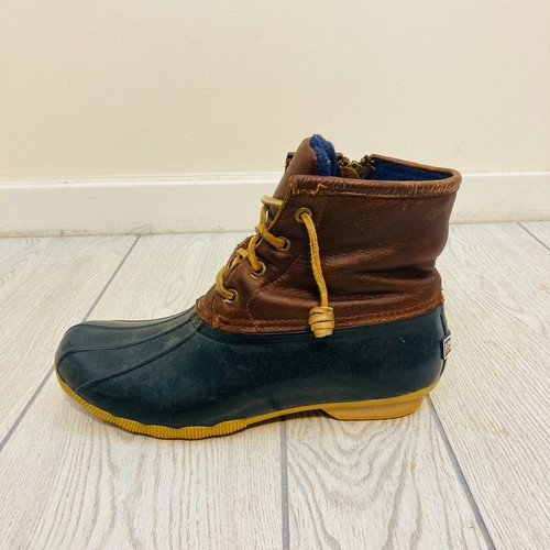 sperry fleece lined duck boots