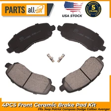 Front Ceramic Brake Pad Kit for Jeep Patriot Compass Dodge Avenger Chrysler 200