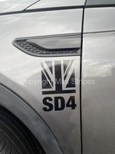 Discovery sport Land Rover Union Jack side Pillar Sticker Decal graphics SD4