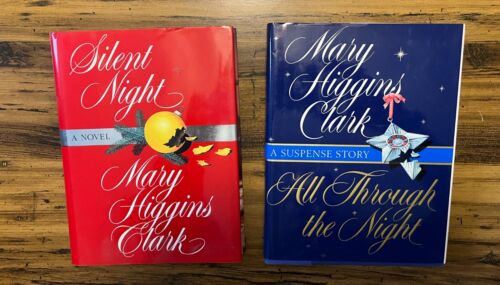 Mary Higgins Clark: Silent Night & All Through the Night - 2 holiday hardbacks - Picture 1 of 4