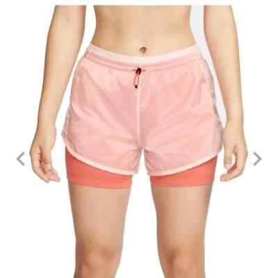 NWT Nike Running Shorts Compression Biker Two Layer - Size S