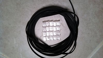 20 male plugs/connectors and 400 cm cable / wire (black color ) for  NXT EV3