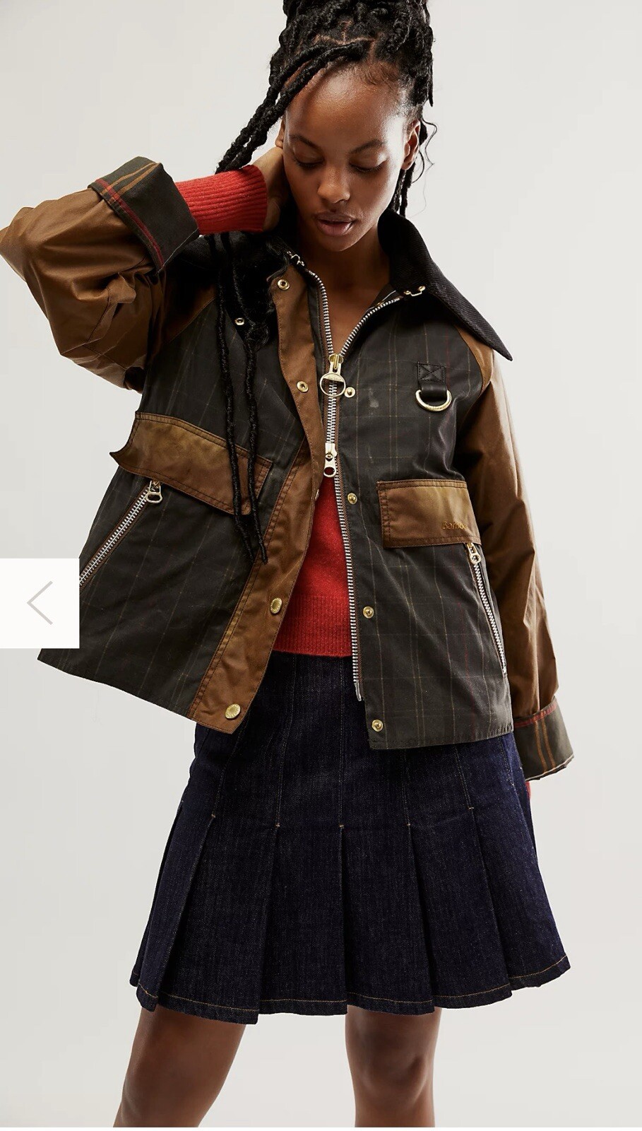 Barbour Premium Cotton Wax Jacket women Size 8 $500 Sold Out