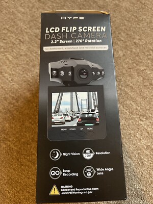 LCD Flip Screen Dash Camera