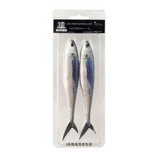 6PCS 3D Soft Bionic Lure Bendable Reusable Bite Resistant Fishing Tackle 6-16cm