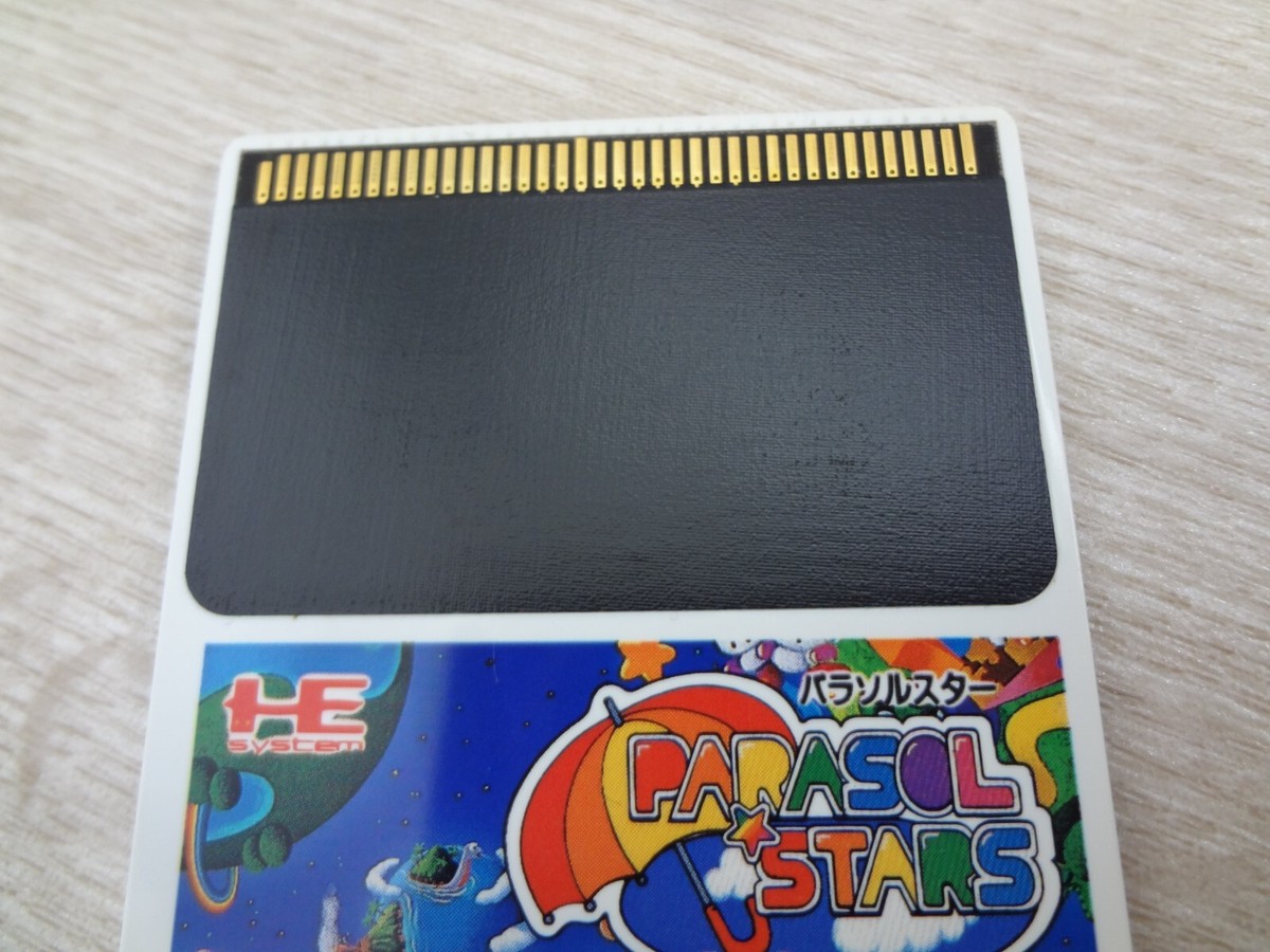 Parasol Stars NEC PC Engine PCEngine Hu Card PCE Tested Work Parasol Stars NEC PC Engine PCEngine Hu Card PCE Tested Work