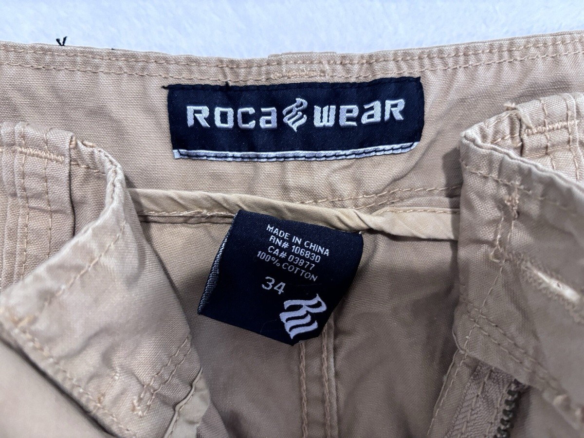Roca Wear★ Multi-pocket cargo pants unisex R37 Roca Wear☆ Multi-pocket cargo pants unisex R37 Amazon.com