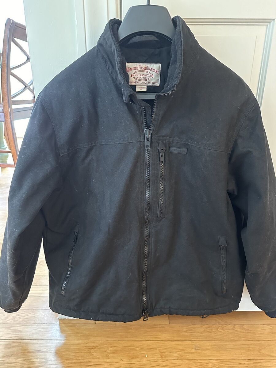 Filson Tin Cloth Primaloft Jacket - M Black | eBay Filson Tin Cloth Primaloft Jacket - M Black | eBay