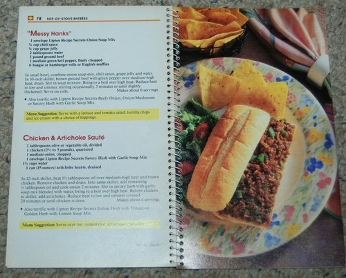 Lot 3 Favorite Recipes Minute Rice Lipton Soup Pasta Recipes Cook Books - Picture 3 of 8