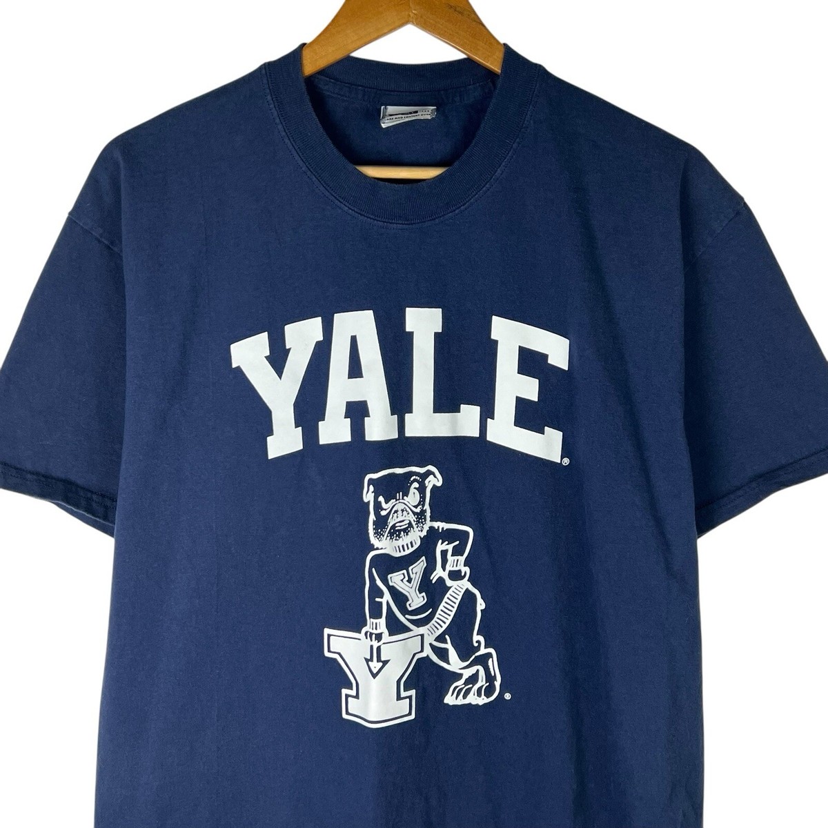Vintage 90s Lee Yale University Mens Sz L Shirt Blue Vintage 90s Lee Yale University Mens Sz L Shirt Blue