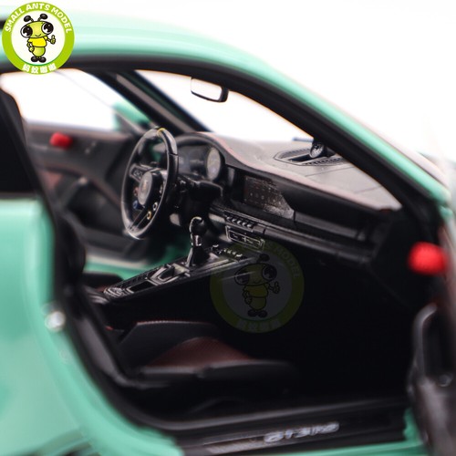 1/18 Porsche 911 992 GT3 RS 2022 Norev 187362 Mint Green Diecast Model Toy Car - Picture 12 of 16