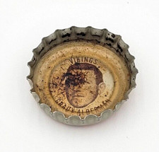 1960s Coca Cola Grady Alderman NFL Bottle Cap Coke Minnesota Vikings