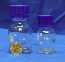 Affordable Bottles for EPILAME'S and Solvents. 50ml and 25ml sizes.