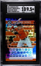 2021 Donruss Optic Ryan Mountcastle PURPLE PANDORA PRIZM /15 SGC 9.5 RC