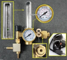 Extoic CO2 Injection System Regulator Grow Room Hydroponics Flow Meter Control
