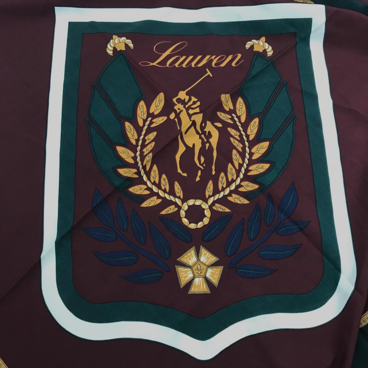 Vtg Polo Ralph Lauren Made. in Japan Shawl Scarf 47