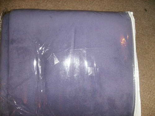 SUNBEAM ELECTRIC BLANKET TWIN GRAY FLEECE CHANELED SAVE HEAT BILL MACHINE WASH - Picture 14 of 14
