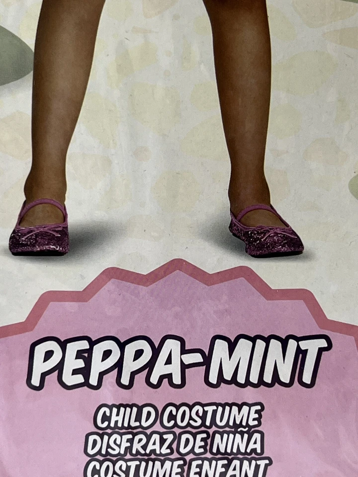 Disfraz Peppa-Mint Shopkins Shoppies Disfraz, Rosa/Marrón, Pequeño (4-6X) Teatro Foto 4 de 4