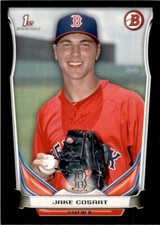 2014 Bowman Draft Picks Black Asia Jake Cosart Boston Red Sox #DP101