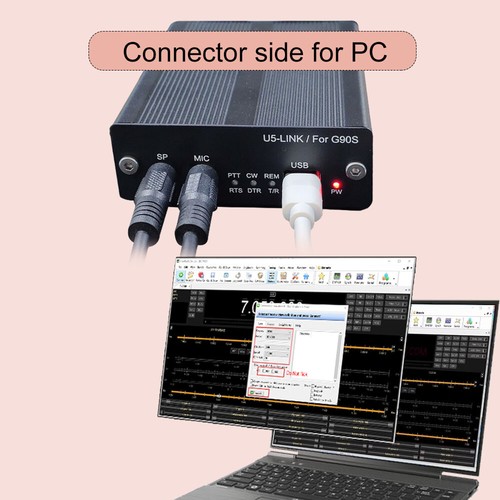 NOWE ZŁĄCZE U5-LINK do XIEGU G90S obsługuje FT8 / HRD / N1MM / CW - Zdjęcie 5 z 8