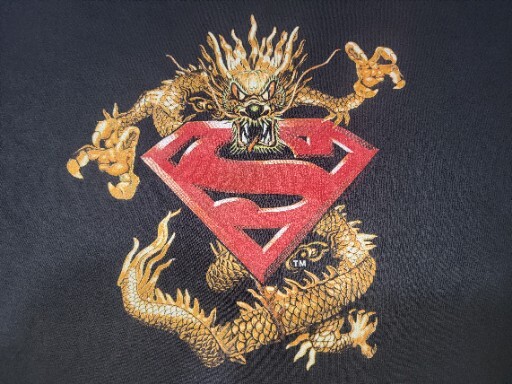 Superman DC Comics Dragon Changes Single Stich Sh… - image 2