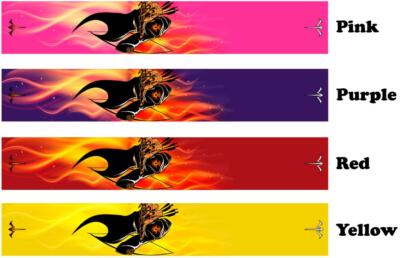 White Water Archery Grim Reaper Flames Fire 2 Arrow Wraps 15 Pc Choose Sizes