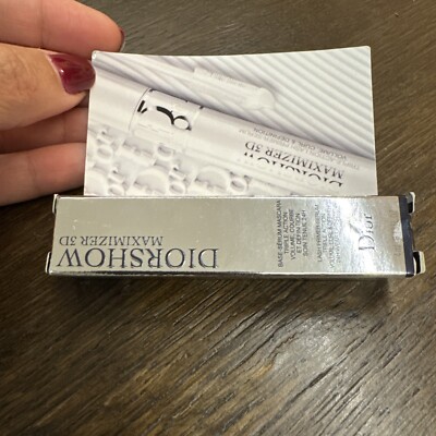 NIB DIOR DiorShow Maximizer 3D Mascara Primer Travel Size 0.13 oz / 4 mL