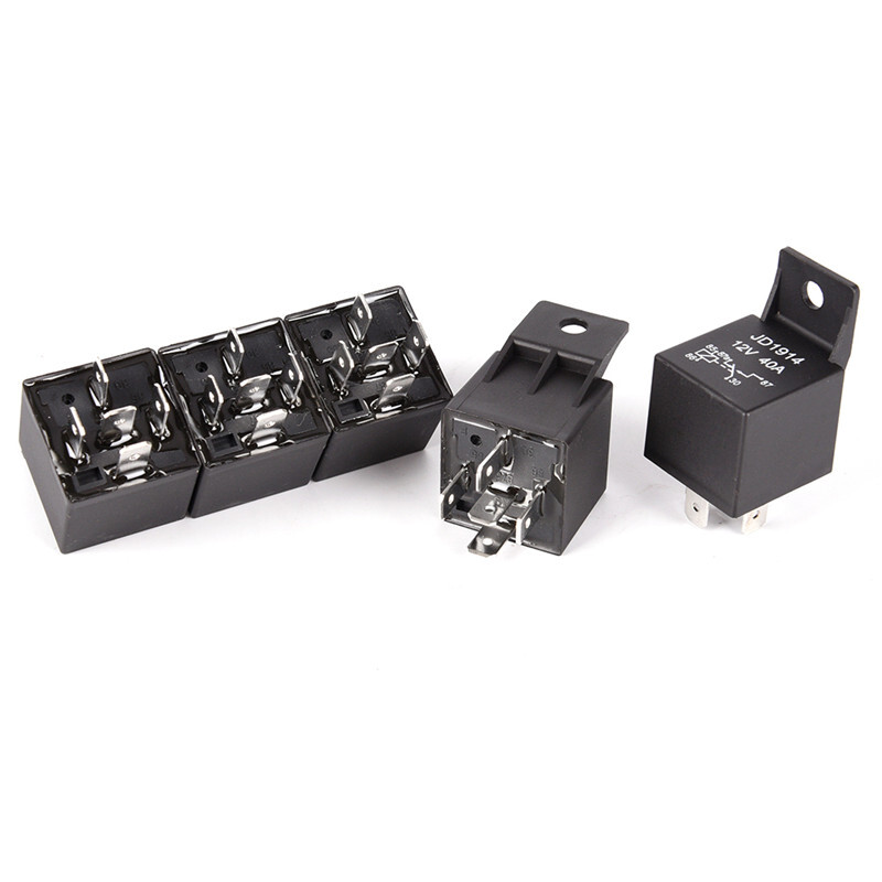 Waterproof Car Relay DC 12V 40A 4 Pin Automotive Fuse Relay Normally ...