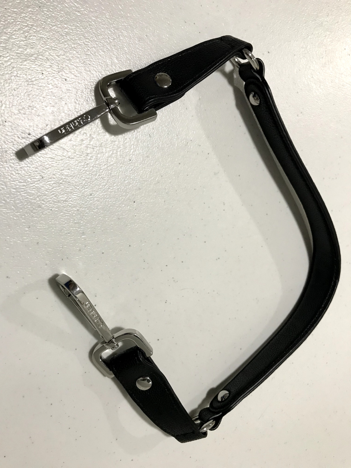 Calvin Klein Shoulder Strap Replacement Black Lea… - image 1