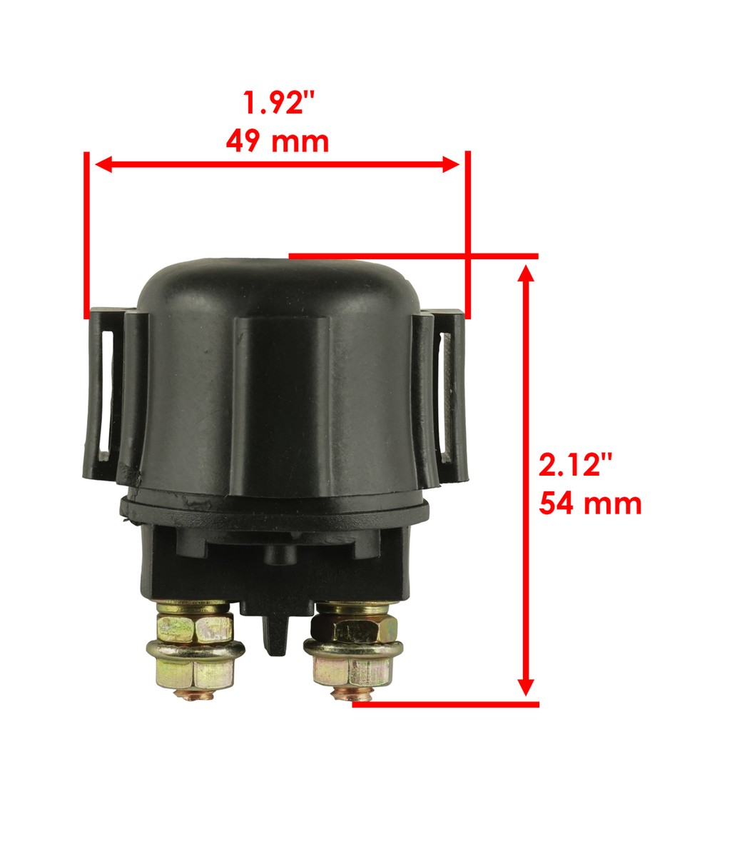 Cyleto Relè Solenoide Avviamento Per ATV – Compatibile Con Yamaha Kodiak 400, Grizzly 600, Big Bear E Altri