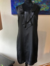 SIZE 8 DAVID LAWRENCE FRENCH NAVY LINED MIDI DRESS AS NEW MEASUREMENTS INCLUDED